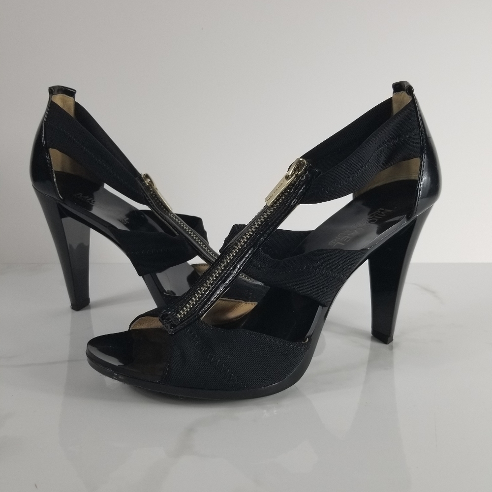 COPY - Michael Kors Berkley Heels Black Strappy